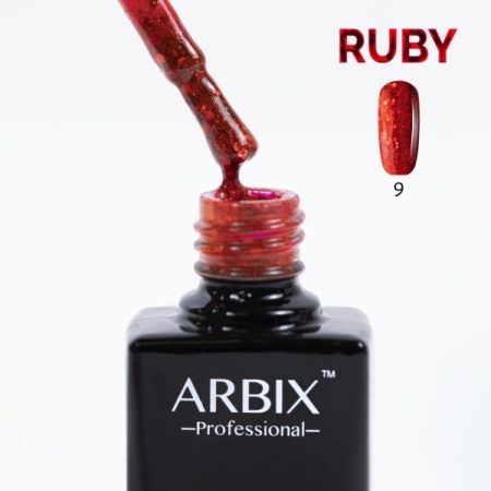 Гель-лак Arbix (Арбикс) Ruby 009 Огненный Рассвет, 10 мл Гель-лак Arbix (Арбикс) Ruby 009 Огненный Рассвет, 10 мл