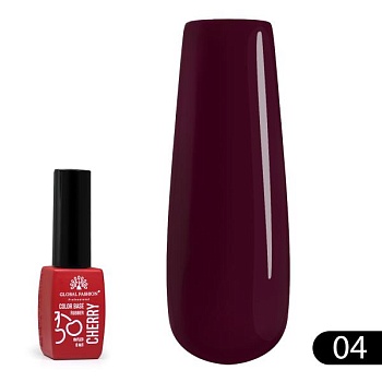 Каучуковая база Global Fashion (Глобал Фэшн) Color Cherry 04, 8 мл Каучуковая база Global Fashion (Глобал Фэшн) Color Cherry 04, 8 мл