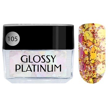 Гель-лак Irisk (Ириск) Glossy Platinum № 105 Duochrome , 5 мл Гель-лак Irisk (Ириск) Glossy Platinum № 105 Duochrome , 5 мл
