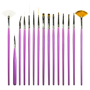 Набор кистей для геля 15 штук