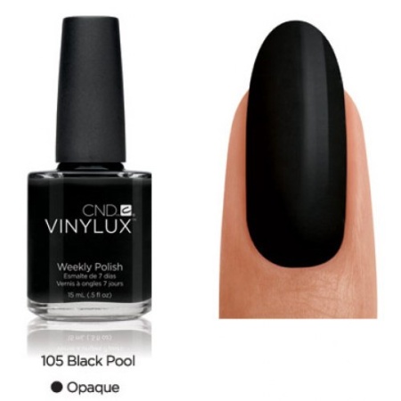 Лак CND Vinylux (Винилюкс) Black Pool 105, 15 мл