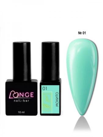 Гель-лак Longe Nail-bar (Ланж неил бар) Мохито 01, 10 мл