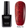 Гель-лак Arbix (Арбикс) Ruby 006 Красный Песок, 10 мл Гель-лак Arbix (Арбикс) Ruby 006 Красный Песок, 10 мл