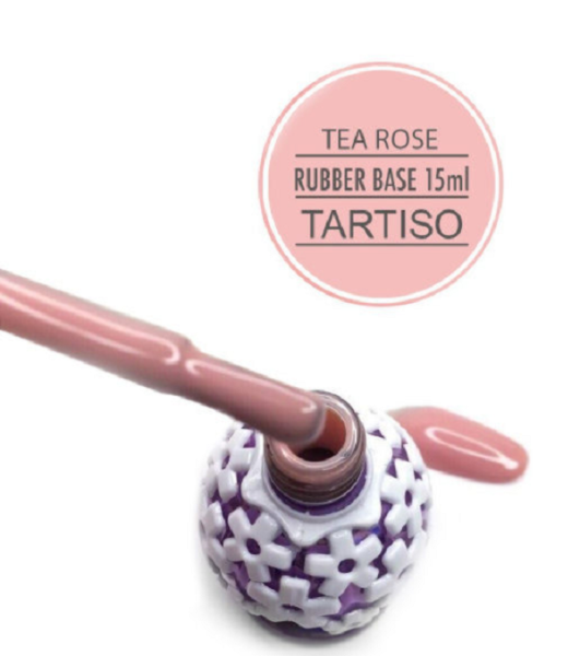 Каучуковая база Tartiso (Тартисо) TEA ROSE RUBBER BASE, 15 мл