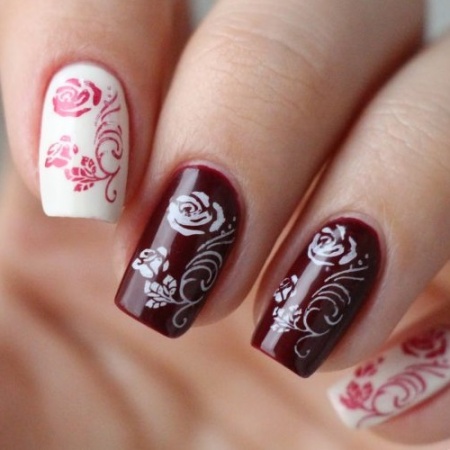 Набор кистей для росписи ногтей, 3 шт