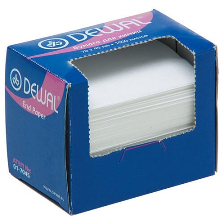 Dewal (Деваль) Бумага для химии 80х55 мм (1000 шт), 01-55