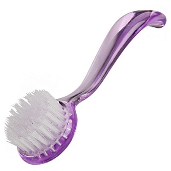 Щетка с длинной ручкой для чистки от опила сиреневая, 1 шт