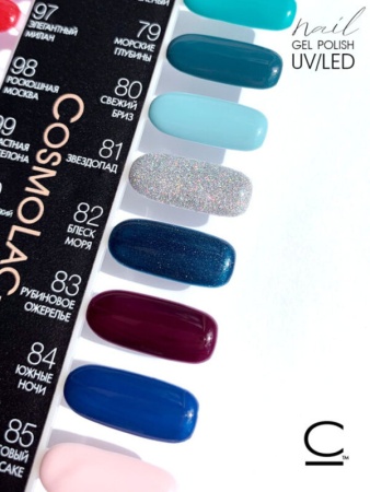 Гель-лак Cosmolac (Космолак) Color 80 Свежий бриз, 7,5 мл.