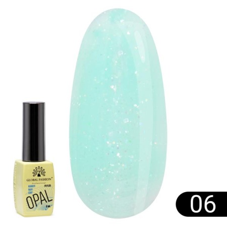 Каучуковая база Global Fashion (Глобал Фэшн) Opal 06, 8 мл