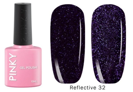 Гель-лак PINKY (Пинки) Reflective 32, 10 мл