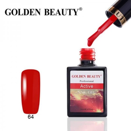 Гель-лак Golden Beauty (Голден Бьюти) 64 Active, 14 мл