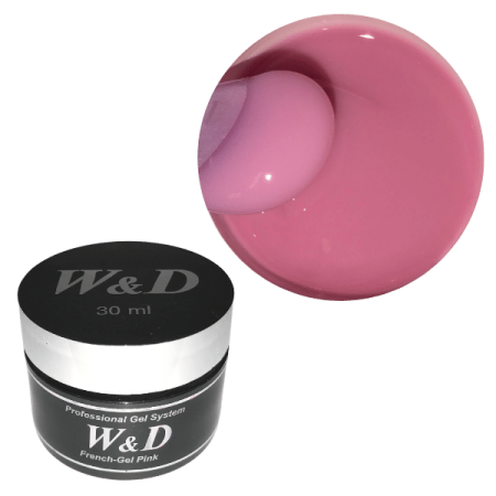 Моделирующий гель W&D French-Gel Pink (сырьё Keystone), 30 мл