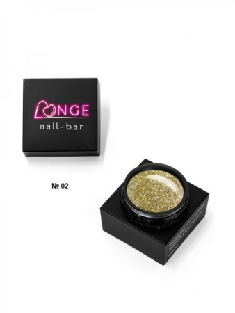 LONGE Nail-bar (Ланж неил бар) Гель-паутинка светоотражающая 02, 7 мл