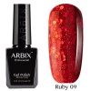 Гель-лак Arbix (Арбикс) Ruby 009 Огненный Рассвет, 10 мл Гель-лак Arbix (Арбикс) Ruby 009 Огненный Рассвет, 10 мл