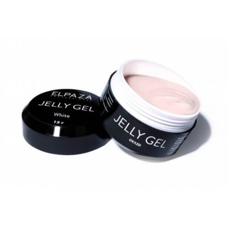Elpaza (Эльпаза) JELLY GEL White, моделирующий гель-желе 15 мл