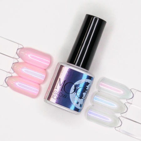 Топ декоративный без липкого слоя Moon Glow top, 8мл IRISK  (02 Blue) Топ декоративный без липкого слоя Moon Glow top, 8мл IRISK  (02 Blue)