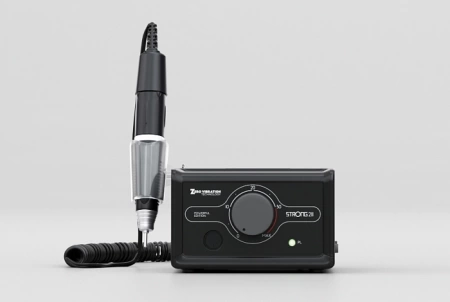 Аппарат для маникюра Strong-211/H400RU (без педали в коробке), оригинальный, черный, 37000 об.