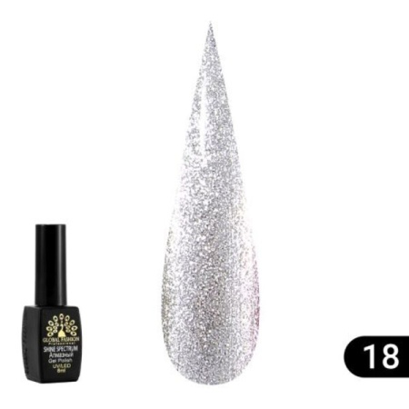 Гель-лак Global Fashion (Глобал Фэшн) Shine Spectrum 318, 8 мл