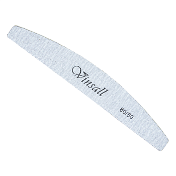 Пилочки Vinsall серая лодочка 80/80 Пилочки Vinsall серая лодочка 80/80