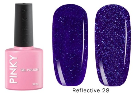 Гель-лак PINKY (Пинки) Reflective 28, 10 мл