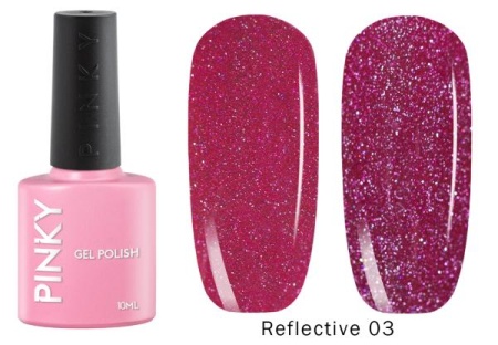 Гель-лак PINKY (Пинки) Reflective 03, 10 мл