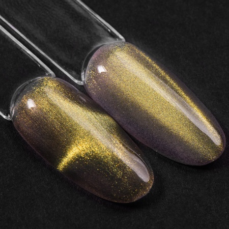 Гель-лак Irisk (Ириск) кошачий глаз Gold Diamond Cat, 10мл