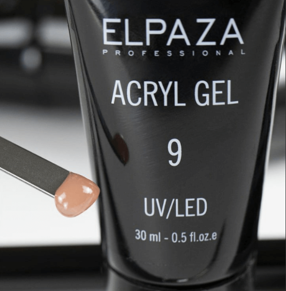 Акригель Elpaza (Эльпаза) Acryl Gel (полигель) UV/LED 09, 30 мл