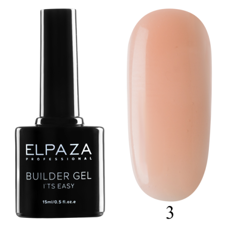 Elpaza (Эльпаза) Builder Gel It’s easy, моделирующий гель № 003, 15 мл