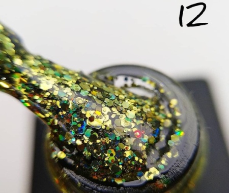 Гель-лак Global Fashion (Глобал Фэшн) Diamond Ball 012, 8 мл