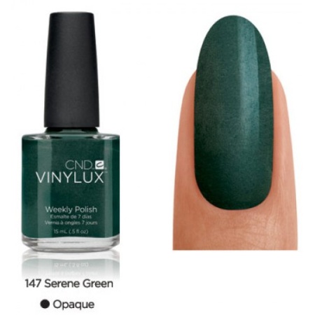 Лак CND Vinylux (Винилюкс) Serene Green 147, 15 мл