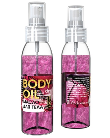 Сухое смягчающее масло для тела MILV Body Oil «Tutti frutti», 100 мл Сухое смягчающее масло для тела MILV Body Oil «Tutti frutti», 100 мл