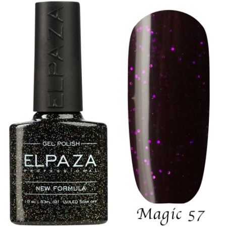 Гель-лак Elpaza (Эльпаза) Magic Glitter 057, 10 мл