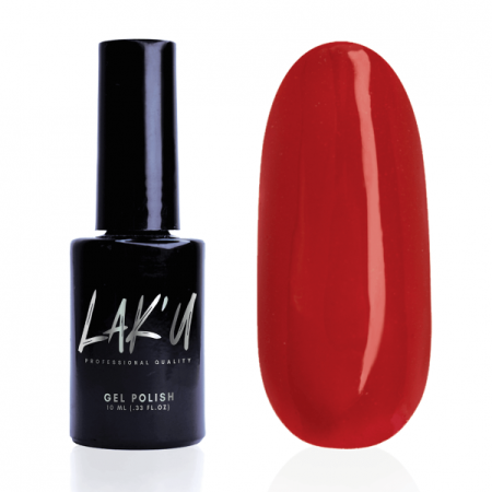 Гель-лак LAK'U (Лакью) Ruby Red R 02, 10 мл