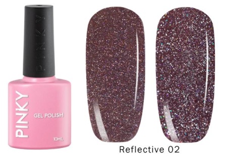 Гель-лак PINKY (Пинки) Reflective 02, 10 мл