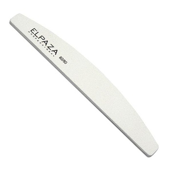 Пилка Elpaza белая лодочка 80/80 Пилка Elpaza белая лодочка 80/80