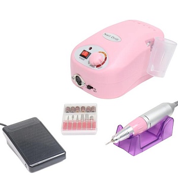 Аппарат для маникюра и педикюра Nail Drill ZS-217 розовый, 35000 об. Аппарат для маникюра и педикюра Nail Drill ZS-217 розовый, 35000 об.