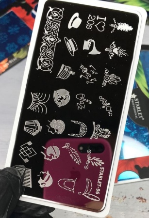 Пластина для стемпинга Starlet (старлет) № 96