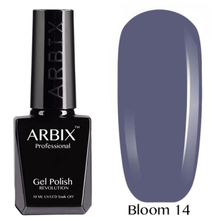 Гель-лак Arbix (Арбикс) Bloom  темная сирень № 014, 10 мл