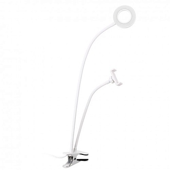 Настольная лампа AF879 с штативом, белая