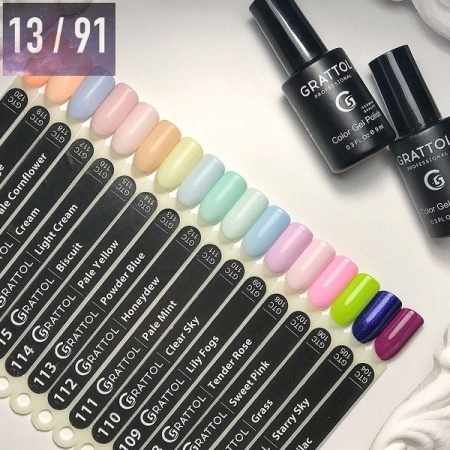 Гель-лак Grattol (Граттол) Classic 118 Pale Cornflower, 9 мл