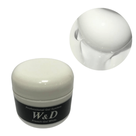 Моделирующий гель W&D French-Gel White (сырьё Keystone), 56 мл