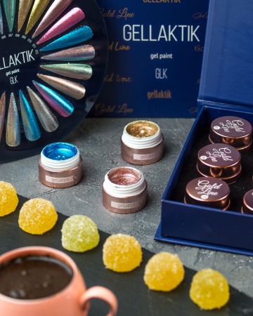 Gellaktik (Геллактик) гель-краска GOLD LINE №01, 7гр
