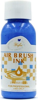 Краска Air Brush Ink для Аэрографа синяя, 30 мл Краска Air Brush Ink для Аэрографа синяя, 30 мл