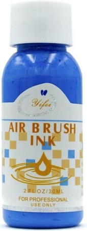 Краска Air Brush Ink для Аэрографа синяя, 30 мл