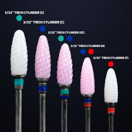 Фреза керамическая XC 3/32 Flame S (XC), чёрная Фреза керамическая XC 3/32 Flame S (XC), чёрная