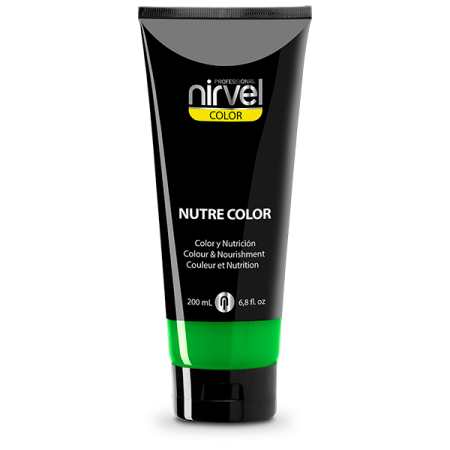 Nirvel (Нирвел) питательная гель-маска Nutre Color Green, зелёный, 200 мл