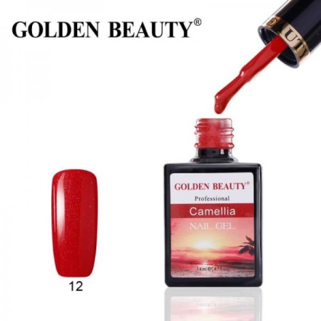 Гель-лак Golden Beauty (Голден Бьюти) 12 Camellia, 14 мл