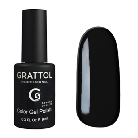 Гель-лак Grattol (Граттол) Classic 002 Black, 9 мл