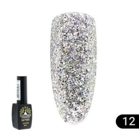 Гель-лак Global Fashion (Глобал Фэшн) Gold 012, 8 мл