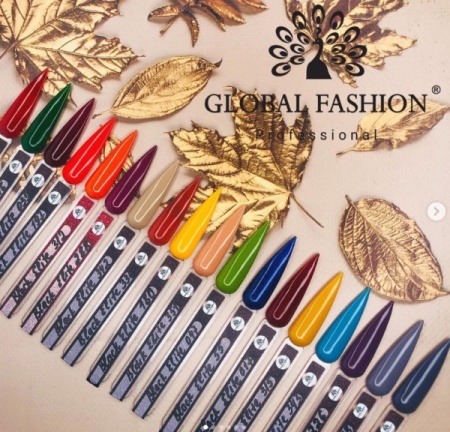 Гель-лак Global Fashion (Глобал Фэшн) Black Elite 343, 8 мл Гель-лак Global Fashion (Глобал Фэшн) Black Elite 343, 8 мл